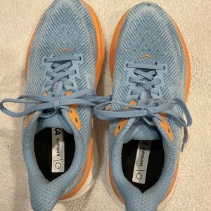 HOKA Blue and Orange Women's 6 1/2 Running Shoes